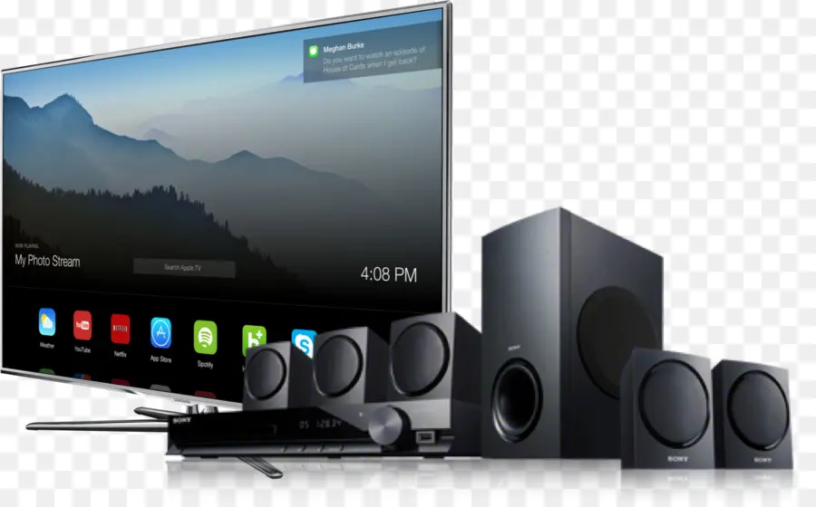 Sistema De Home Theater，Tv PNG