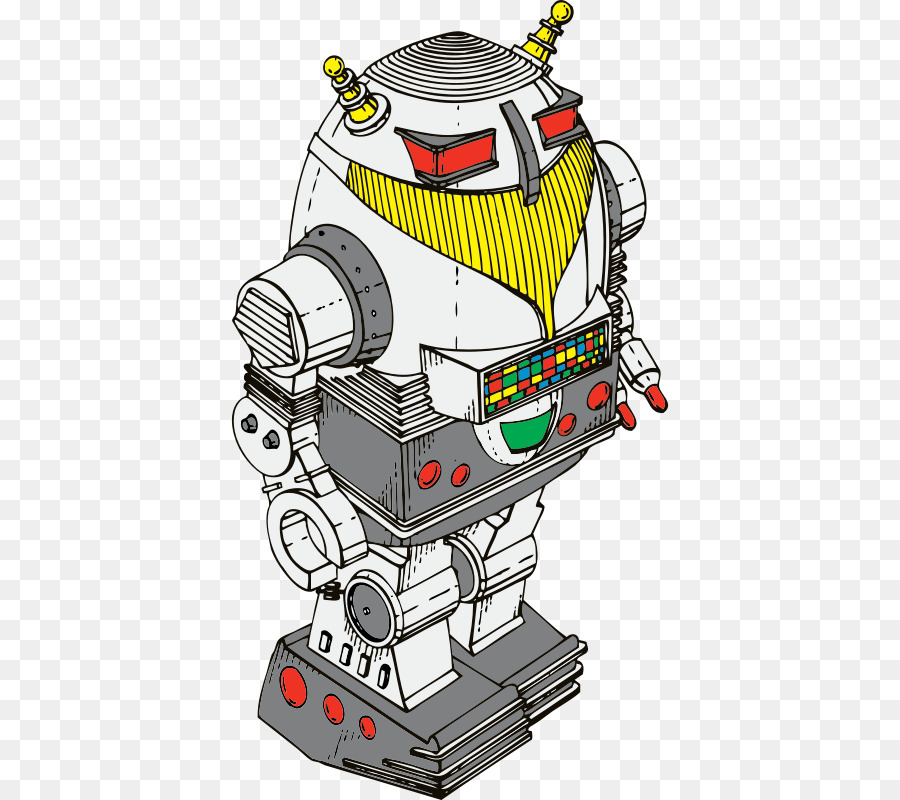 Robô Retrô，Robô PNG