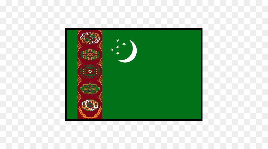Turcomenistão，Bandeira Do Turcomenistão PNG