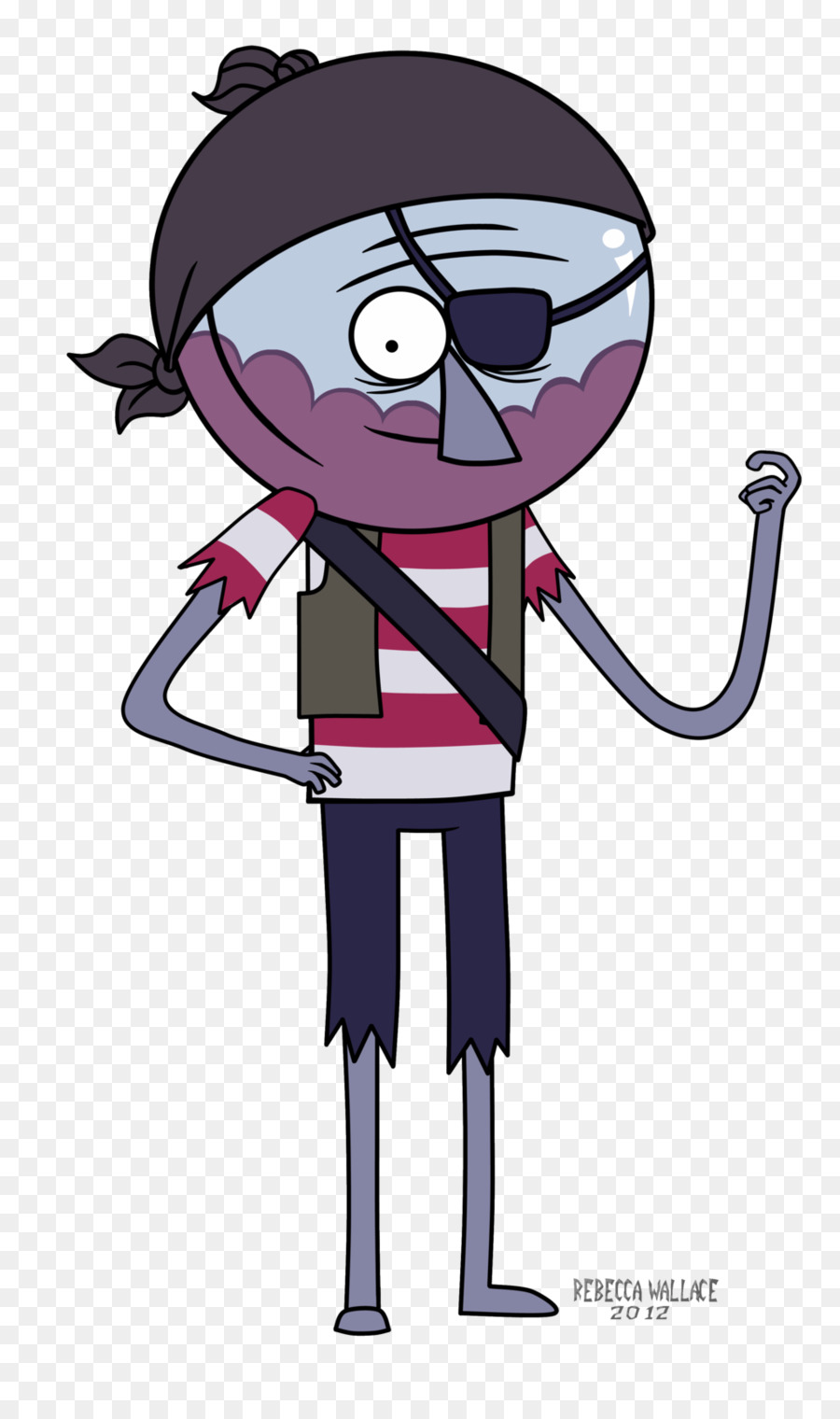 Personagem Pirata，Tapa Olho PNG