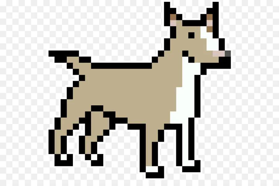 Cachorro Pixelado，Pixel Art PNG