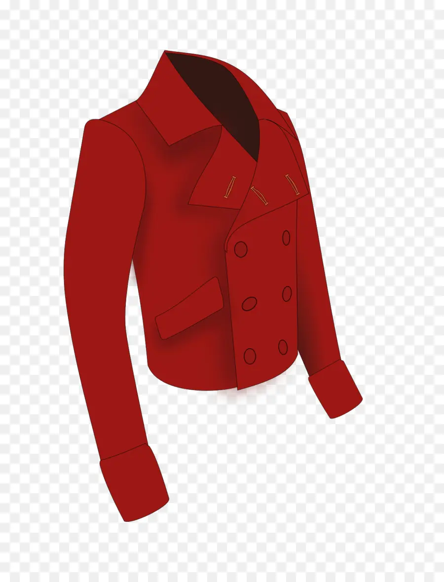 Jaqueta，Vermelho PNG