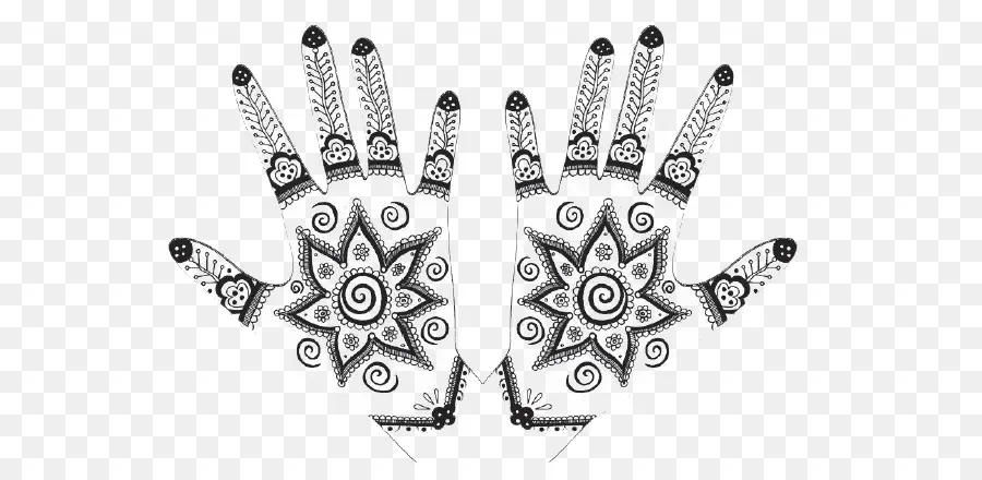 Desenho De Mão De Hena，Mehndi PNG