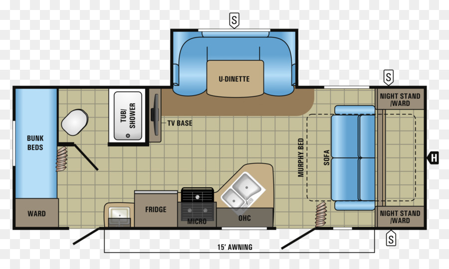 Layout De Campista，Planta Baixa PNG