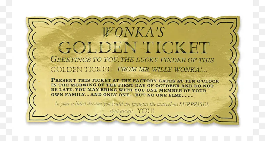 Bilhete Dourado，Willy Wonka PNG