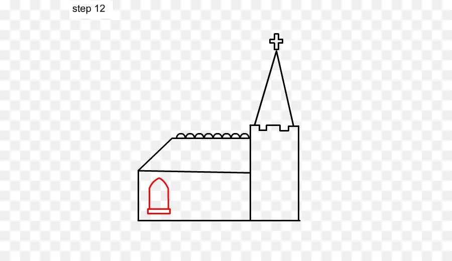 Desenho，Igreja PNG