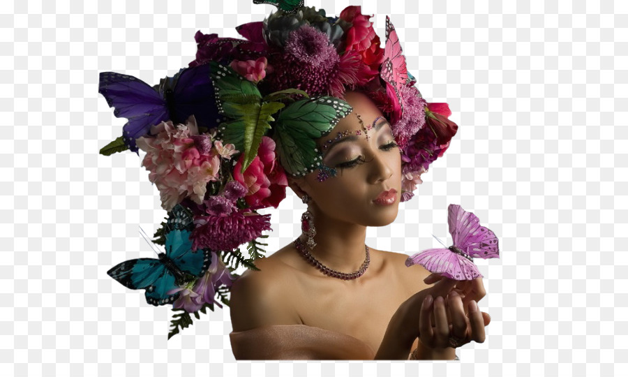 Design Floral，Mulher PNG