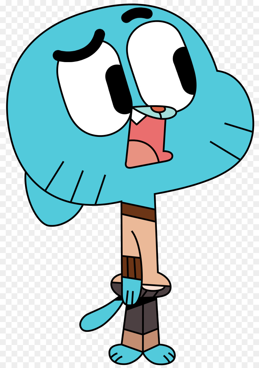 Personagem De Desenho Animado Azul，Animado PNG