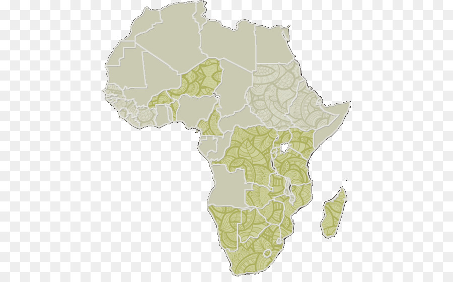 Mapa De África，Continente PNG