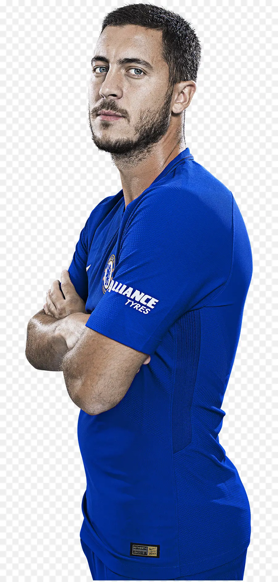 Jogador De Futebol Em Camisa Azul，Futebol PNG