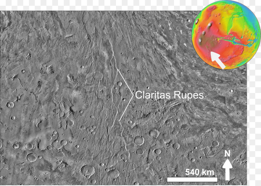Echus Chasma，Os Vales Marineris PNG