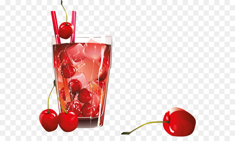 Cerejas E Suco，Fruta PNG