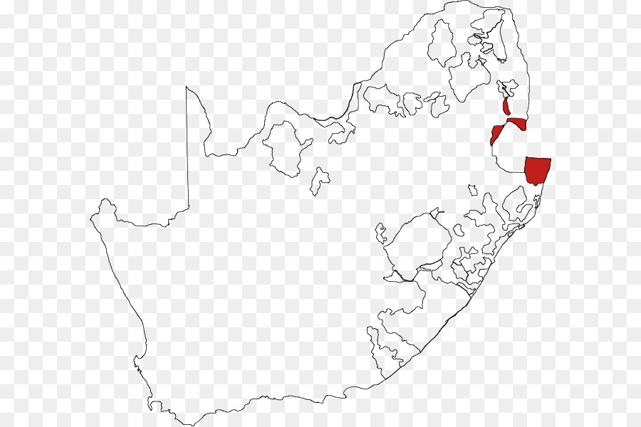 Transkei，Mapa PNG