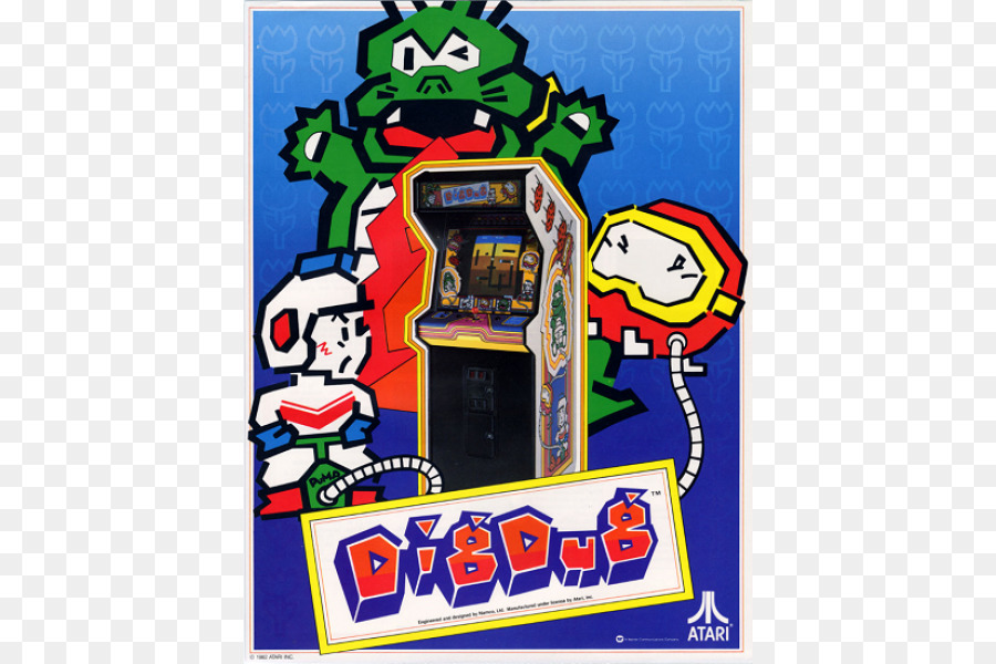 Dig Dug，Galaga PNG