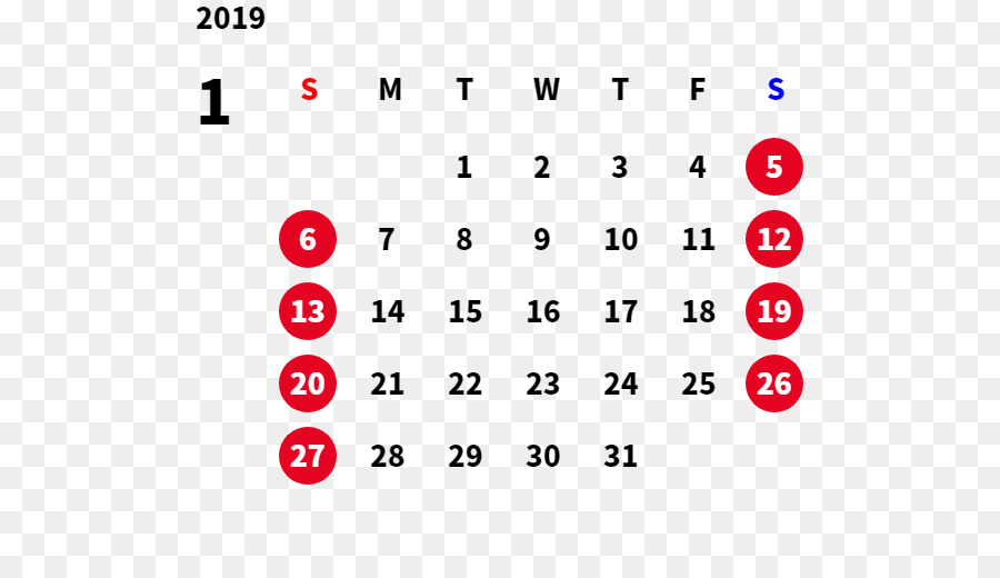 Calendário De Janeiro，Mês PNG