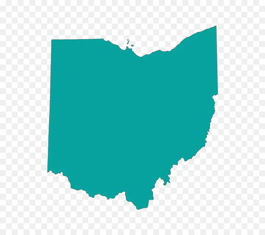 Mapa De Ohio，Estado PNG