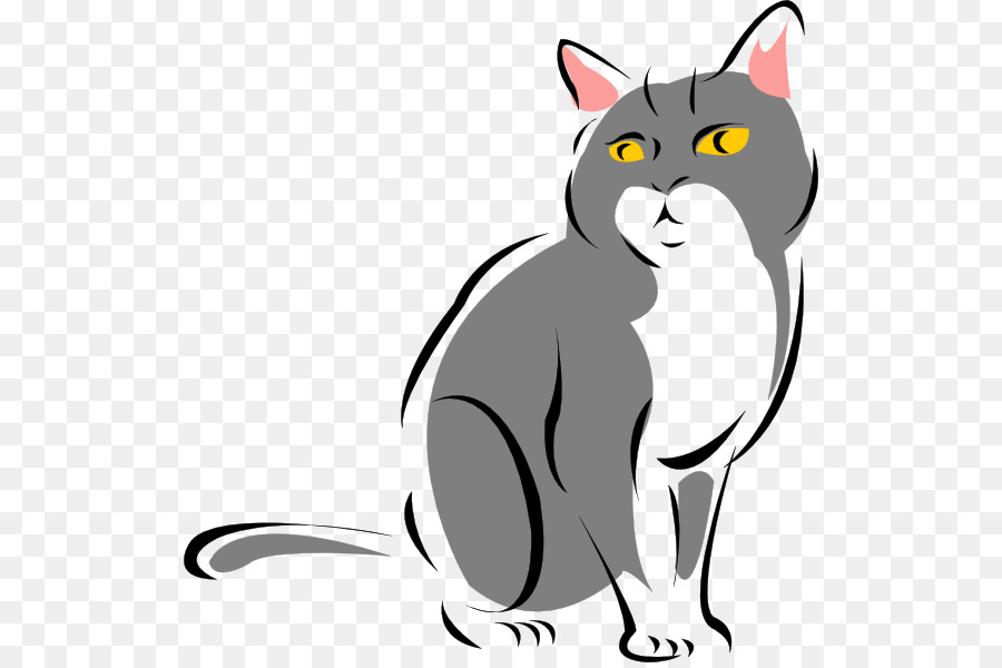 Gato，Cinza PNG