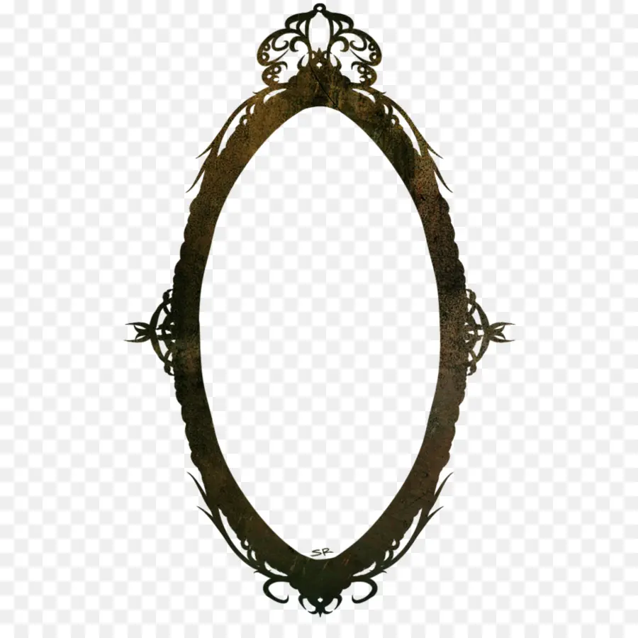 Oval，Espelho PNG