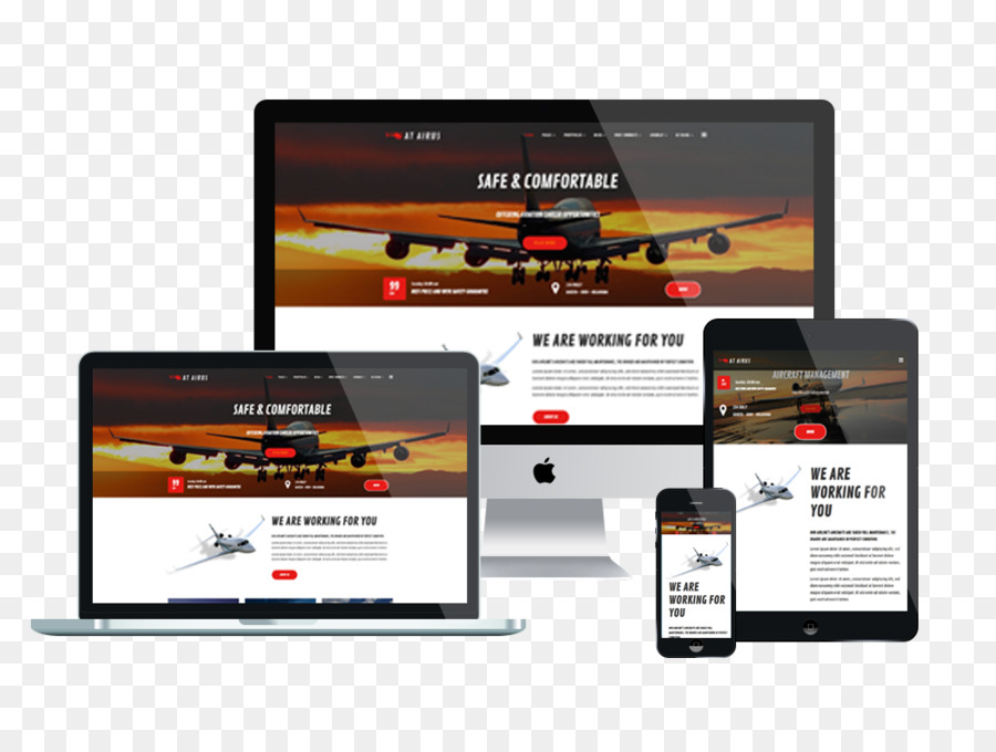 Responsive Web Design，Modelo PNG