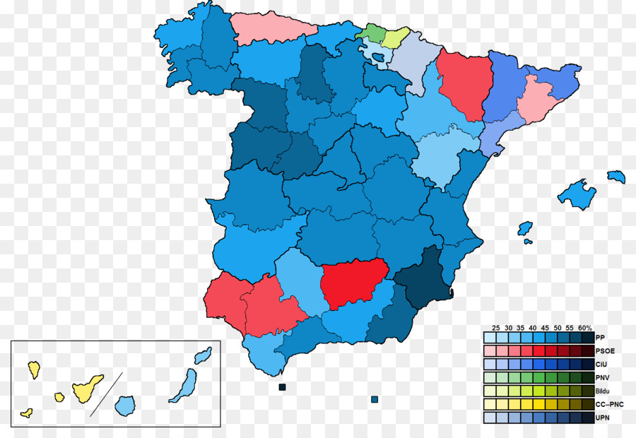 Mapa Da Espanha，Regiões PNG