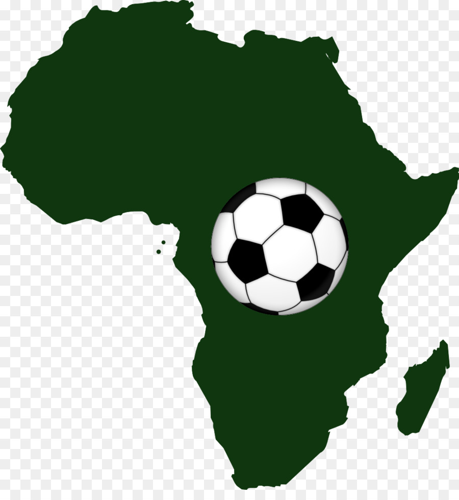 Mapa Da África，Bola De Futebol PNG