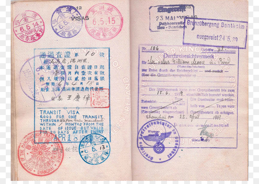 Selos De Passaporte，Visa PNG