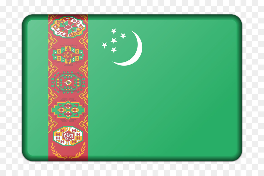 Bandeira Do Turquemenistão，Verde PNG