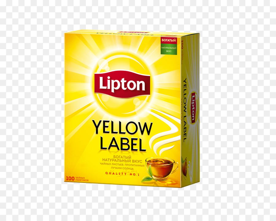 Etiqueta Amarela Lipton，Chá PNG