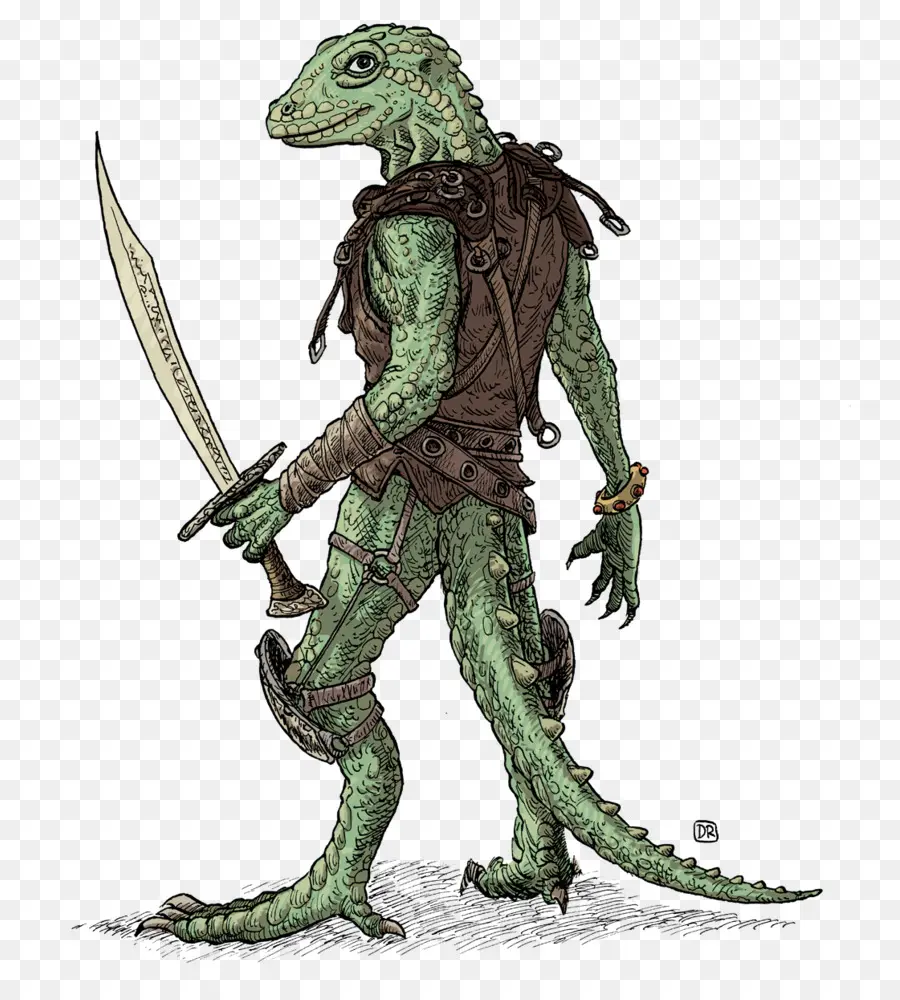 Guerreiro Lagarto，Fantasia PNG