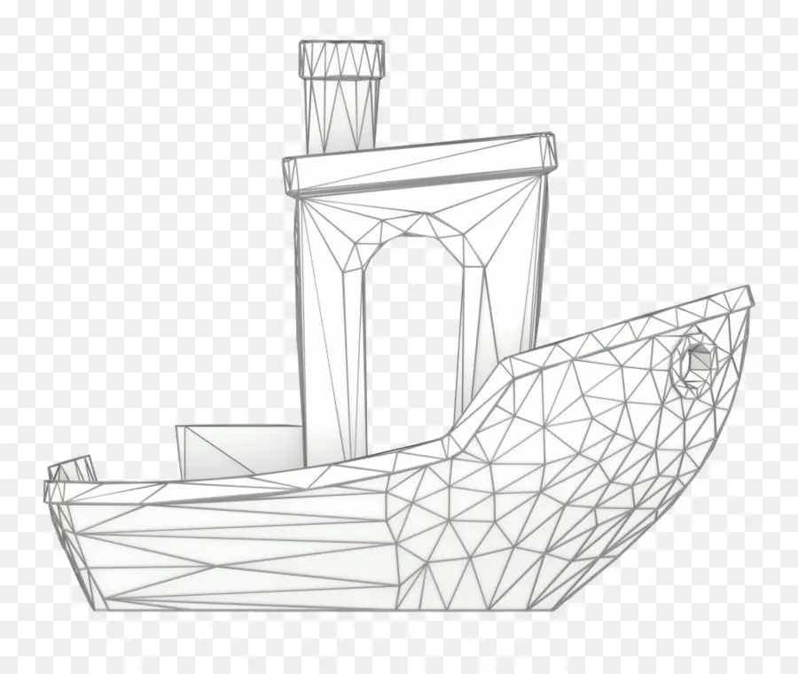 Barco De Arame，Modelo 3d PNG