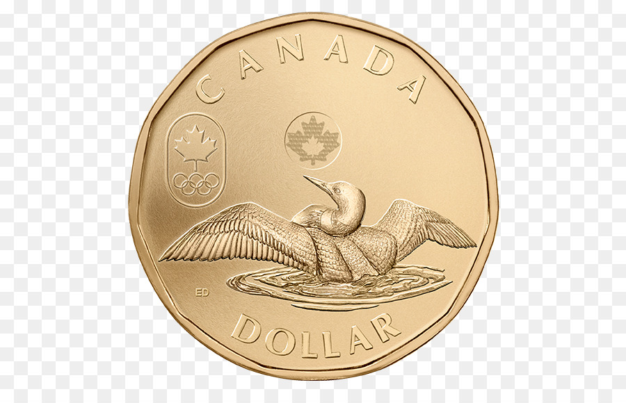 Moeda De Dólar Canadense，Moeda PNG