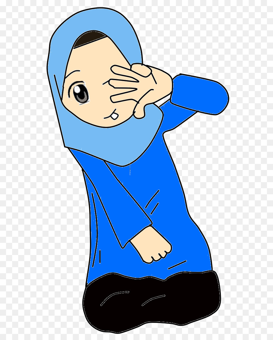 Garota Em Hijab，Desenho Animado PNG