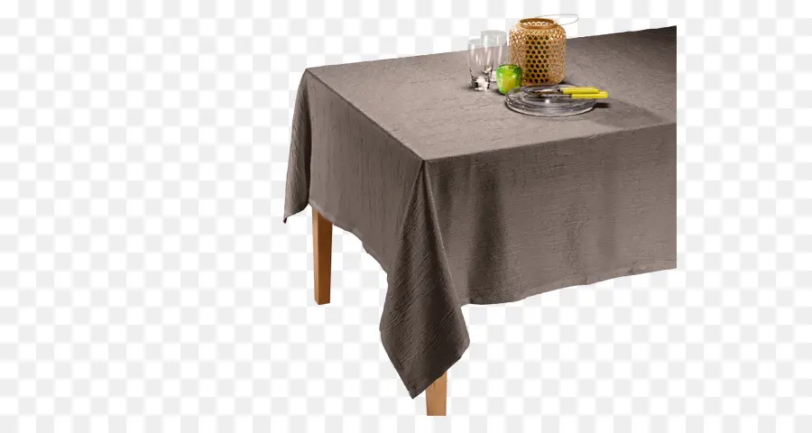 Mesa Com Toalha De Mesa，Jantar PNG