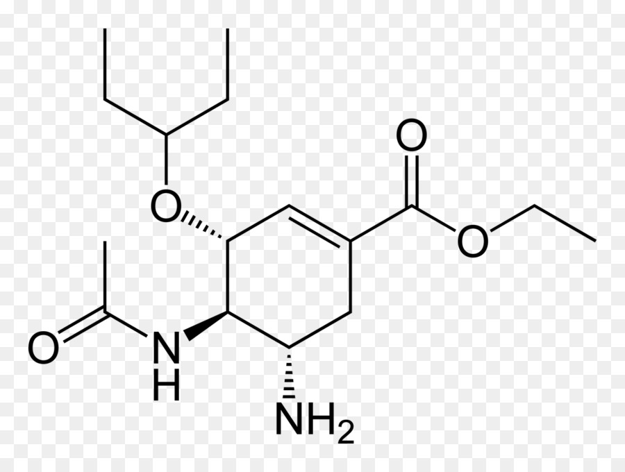 Oseltamivir，O ácido Chiquímico PNG