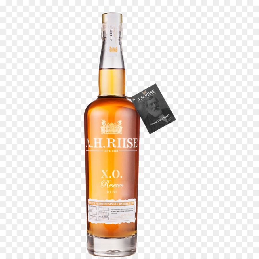 Ah Riise Xo Garrafa De Rum，Rum PNG