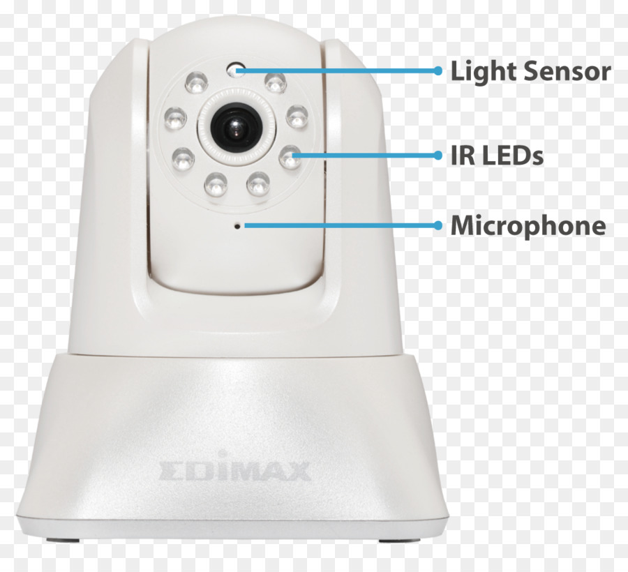 Câmara，Edimax Ic7001w Câmara De Vigilância De Rede Pan Tilt PNG