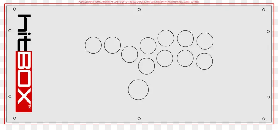 Layout De Hitbox，Controlador PNG