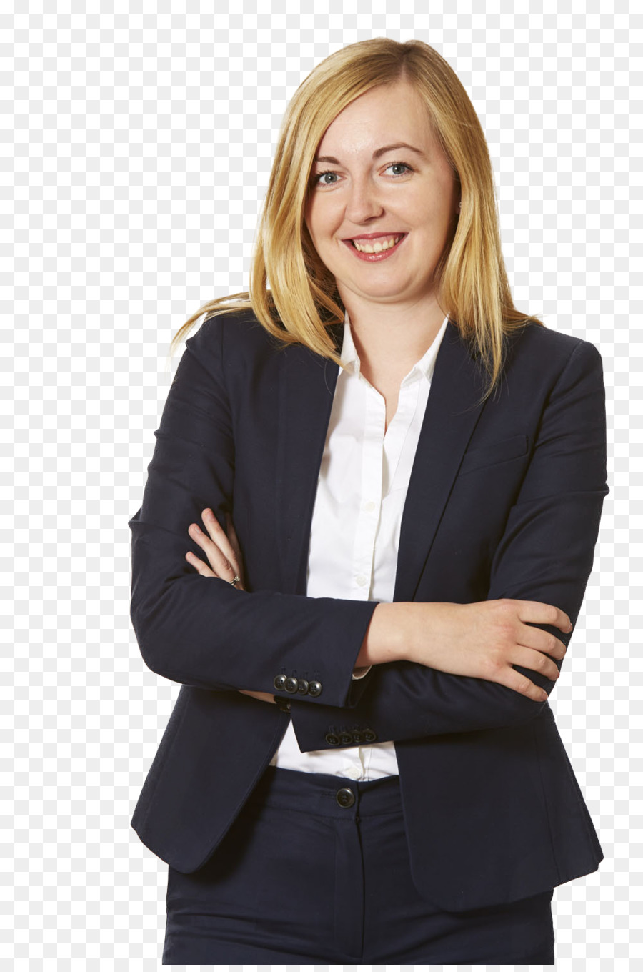 Mulher De Blazer Azul，Profissional PNG