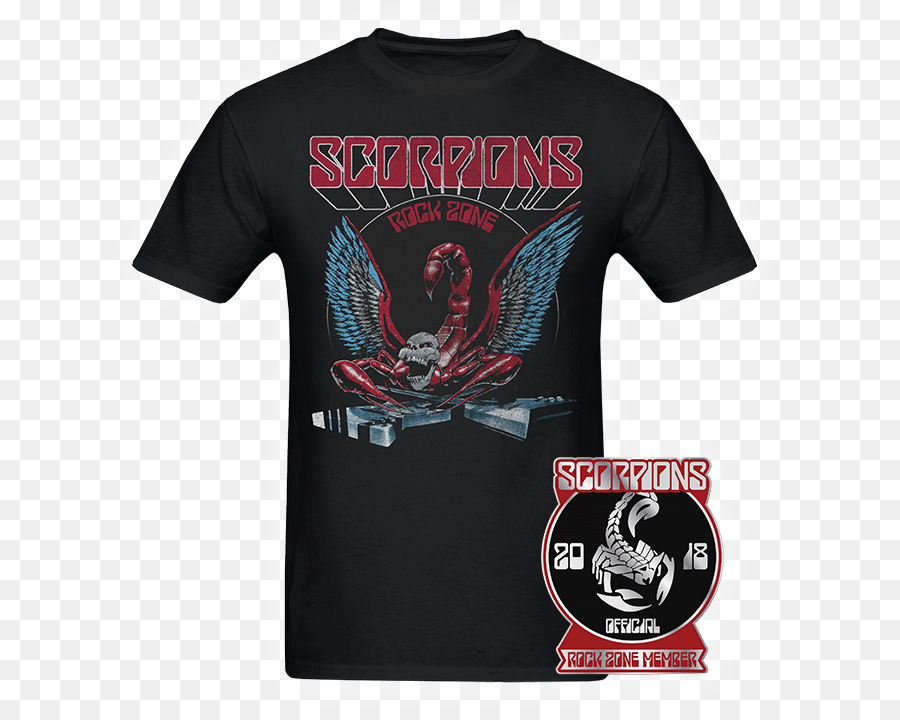 Camiseta Da Banda De Rock Scorpions，Banda PNG