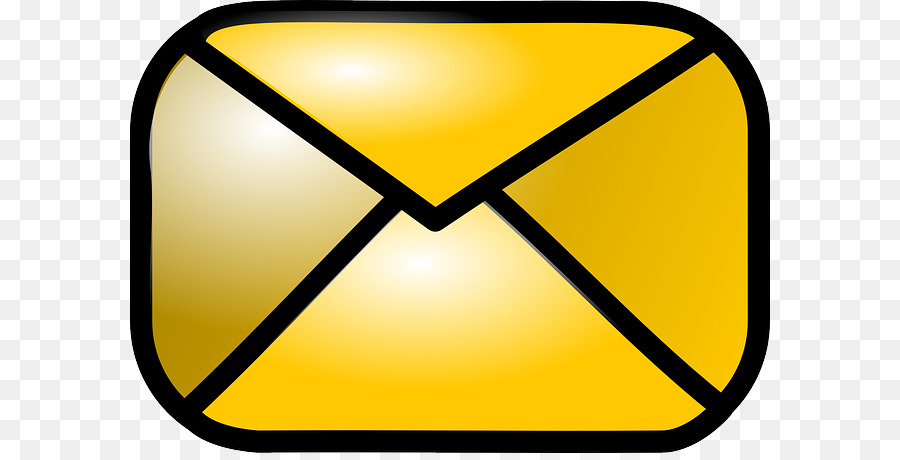 Envelope Amarelo，Mensagem PNG