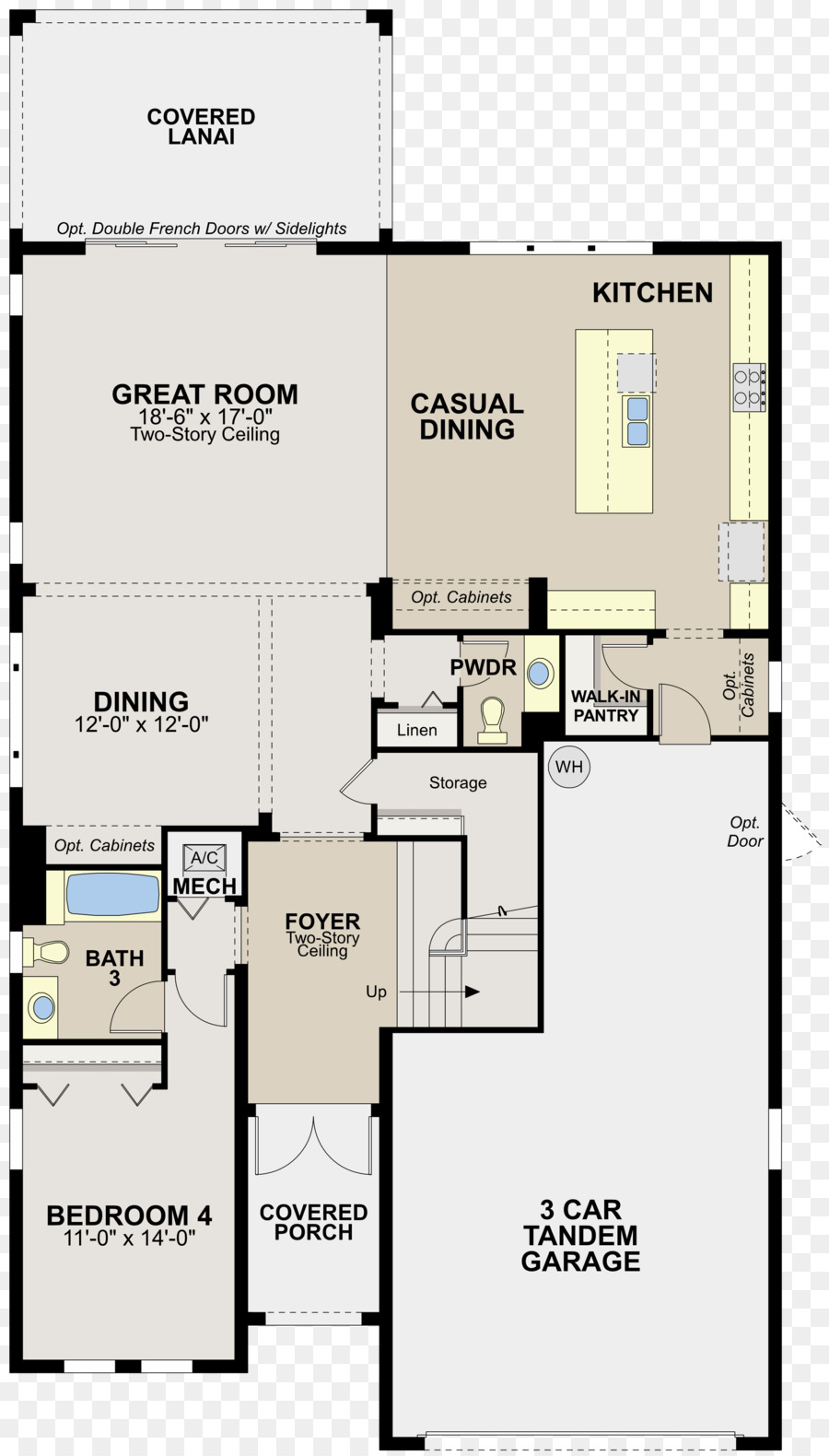 Piso Plano，Calatlantic Em Watercrest No Parque Por Lennar PNG