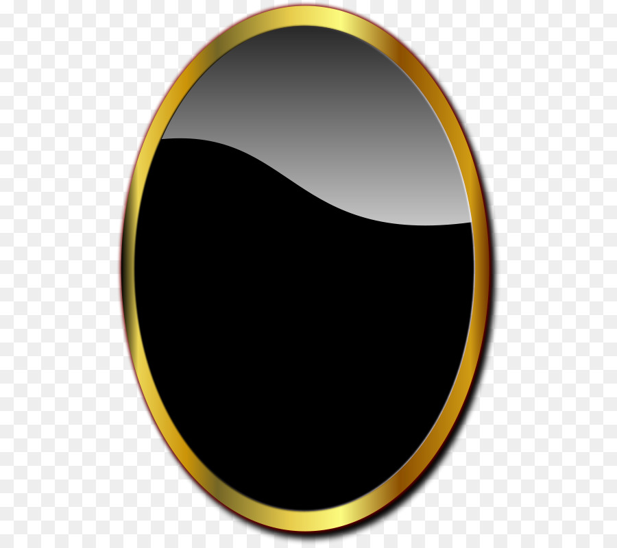 Espelho Oval Preto，Espelho PNG