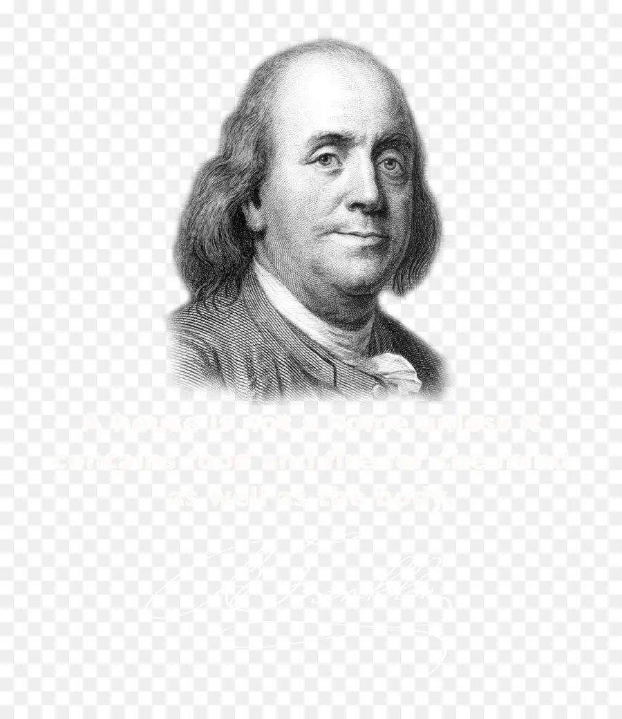 Retrato De Benjamin Franklin，Histórico PNG