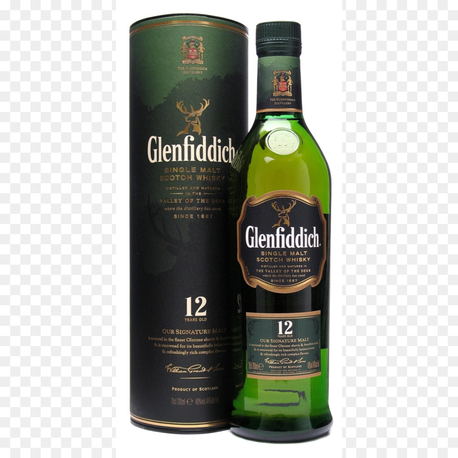 O Glenfiddich，Single Malt Whisky PNG