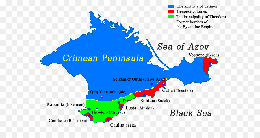 Mapa Da Península Da Crimeia，Geografia PNG