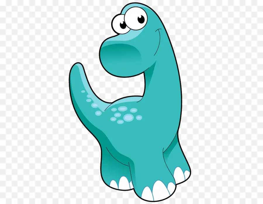 Dinossauro Azul，Bonitinho PNG