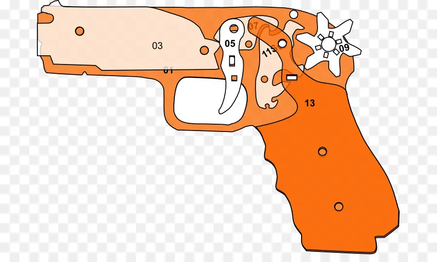 Diagrama De Arma，Arma De Fogo PNG