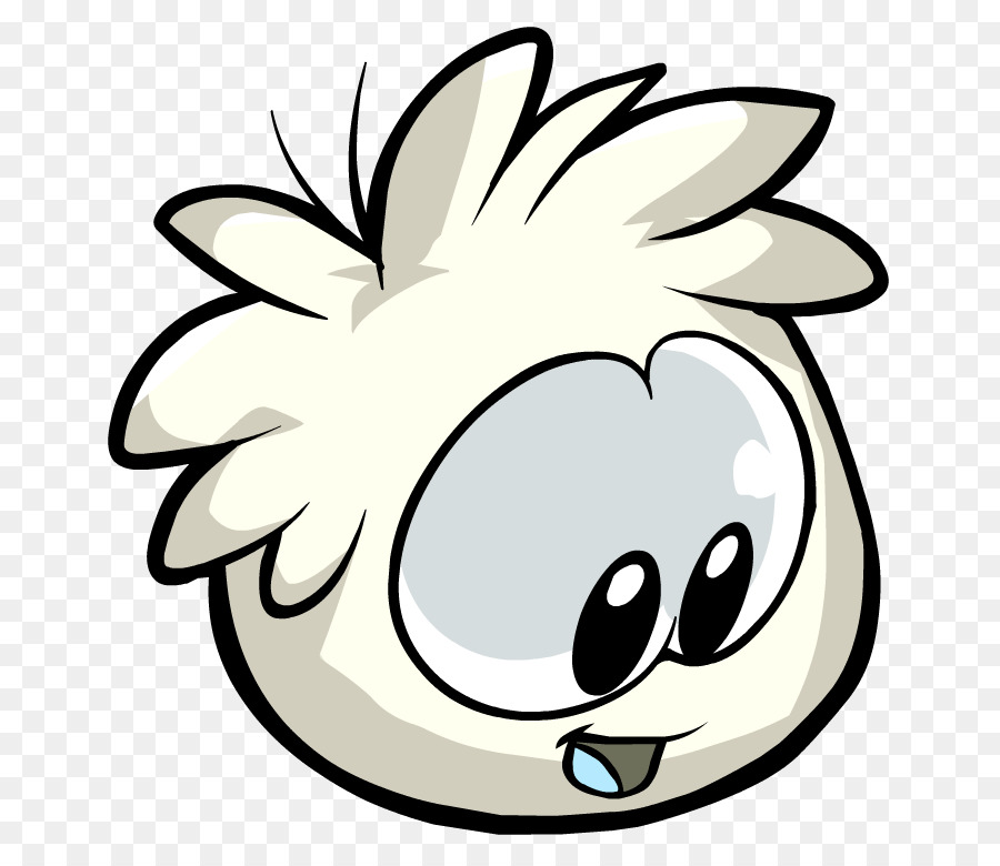 Personagem De Desenho Animado Branco E Fofo，Bonitinho PNG