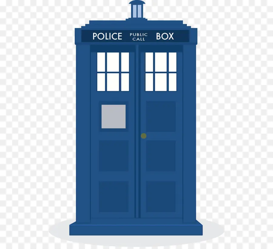 Caixa Policial Azul，Tardis PNG