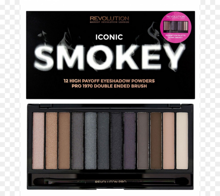 Maquiagem Revolução Icônico Smokey Eyeshadow Palette，A Sombra Do Olho PNG